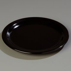4350103 Dallas Ware® Melamine Dinner Plate 9" - Black
