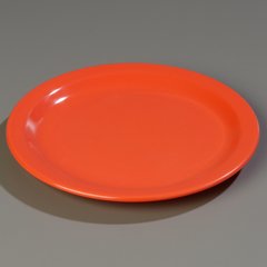 4350152 Dallas Ware® Melamine Dinner Plate 9" - Sunset Orange