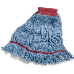 369454B14 Flo-Pac® Large Looped-End Mop With Red Band  - Blue