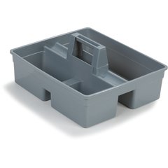 JC1945CB23 3-Compartment Tool Caddy for Janitorial Cart  - Gray