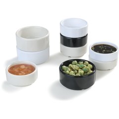 41002 Melamine Straight-Sided Ramekin 2 oz - White