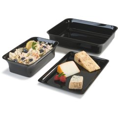 882103 Rectangular Crock 10 lb 12-1/8" x 10-5/32" - Black