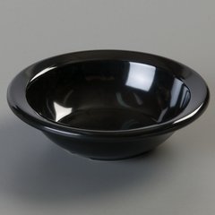 KL80503 Kingline™ Melamine Rimmed Fruit Bowl 4.75 oz - Black