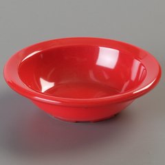 KL80505 Kingline™ Melamine Rimmed Fruit Bowl 4.75 oz - Red