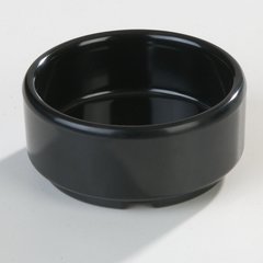41003 Melamine Straight-Sided Ramekin 2 oz - Black