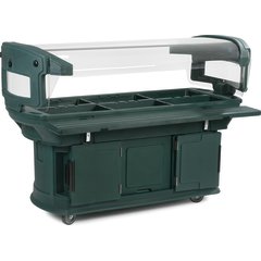 772108 Maximizer™ Tray Slide for 6' Food Bar  - Forest Green