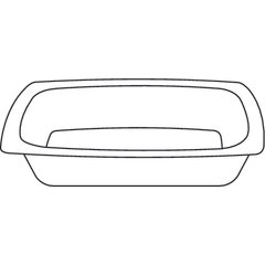 DXTT1 Side Dish One Compartment 6 oz (2000/cs) - White