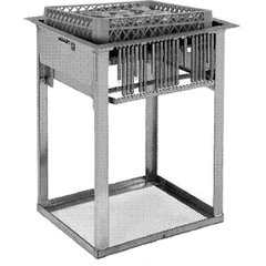 DXPIDRD1020 Dinex® Drop-In Mobile Rack Dispenser 10" x 20" Racks - Stainless Steel