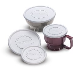 DX9000B7000 Tropez Disposable Lid- Fits DX9000B 8 oz Mug & DX9200B 5 oz Bowl 3.568" (1000/cs) - White