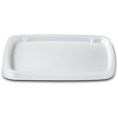 DXTT30 Rectangular soup bowl lid- fits DXTT20  (1000/cs) - White