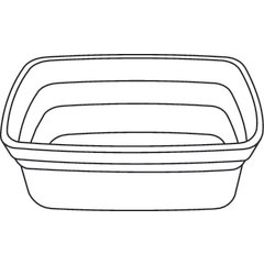 DXTT20 Rectangular Soup Bowl 8 oz (1000/cs) - White