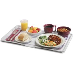DXSC1531006 Thermal Aire III™ Individual Meal Patient Tray 13" x 21" (24/cs) - Gray