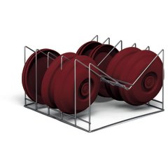 DX1173XC10 Dinex® Drying Cradle Insert for 1173 Series 18" x 17.50" x 10.50" - Stainless Steel