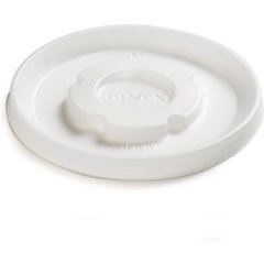 DX30008714 Turnbury® Translucent Mug & Bowl Lid 3.5" (1500/cs) - Translucent