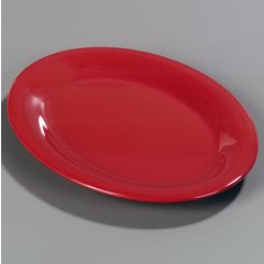 3308205 Sierrus™ Melamine Oval Platter Tray 12" x 9" - Red