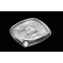 DXL500PCLR Flat Lid for Square Side Dish  (500/cs) - Clear