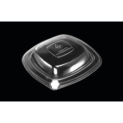 DXL500PDCLR Dome Lid for Square Side Dish  (500/cs) - Clear