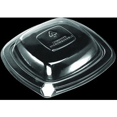 DXL500PDCLR Dome Lid for Square Side Dish  (500/cs) - Clear
