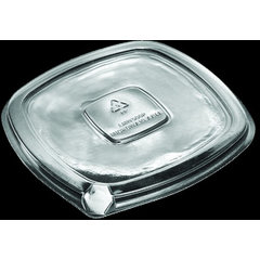 DXL500PCLR Flat Lid for Square Side Dish  (500/cs) - Clear