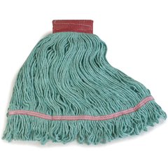 369484B09 Flo-Pac® Large Red Band Mop With Looped-End  - Green