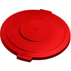 34105605 Bronco™ Round Waste Bin Trash Container Lid 55 Gallon - Red