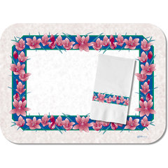 DX5243I Freesia Recycled Tray Cover Size: I  w/ Straight Edge/Round Corner 12-3/4" x 16-5/8" (1000/cs)
