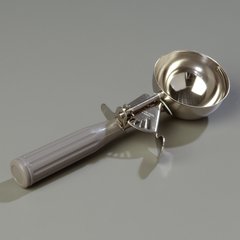 60300-8 Stainless Steel Disher Scoop #8 Size 4 oz - Gray