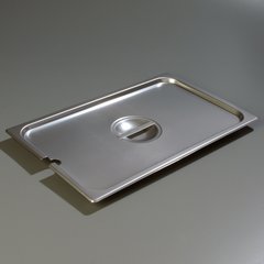607000CS DuraPan™ Stainless Steel Hotel Pan Slotted Handled Cover Full-Size