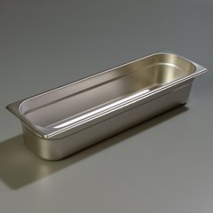 60700HL4 DuraPan™ Light Gauge Stainless Steel Steam Table Long Hotel Pan Long 1/2 Size, 4" Deep