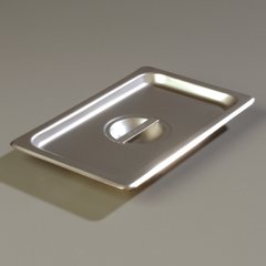 607140C DuraPan™ Stainless Steel Steam Table Hotel Pan Handled Cover 1/4 Size