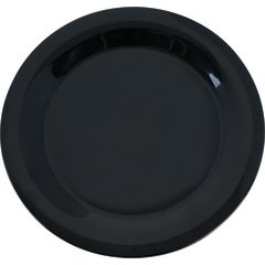 3300203 Sierrus™ Melamine Narrow Rim Dinner Plate 10.5" - Black