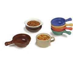 700619 Handled Soup Bowl 8 oz, 4-5/8" - Stone