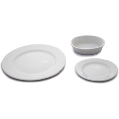 DX5ACBP02A Dinex® Bread Plate 5.5" (36/cs) - Bright White