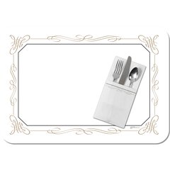 DX5350M Tray Cover Size: M w/ Straight Edge/Round Corner 13-5/8" x 18-3/4" (1000/cs)