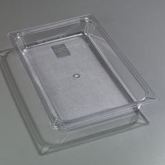 10200B07 StorPlus™ Polycarbonate Food Pan Full-Size, 2.5" Deep - Clear