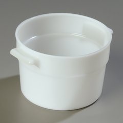 020002 Polyethylene Bain Marie Food Storage Container 2 qt - White