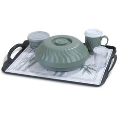 DXRST152003 Low Profile Room Service Tray 15" x 20" (12/cs) - Black