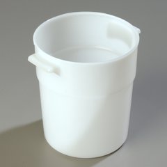 035002 Polyethylene Bain Marie Food Storage Container 3.5 qt - White