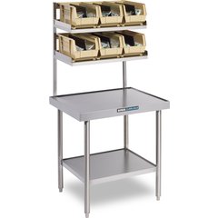 DXPICTABLESS Stationary Mini Starter Station 30" x 24" - Stainless Steel