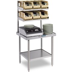 DXPICTABLESS Stationary Mini Starter Station 30" x 24" - Stainless Steel