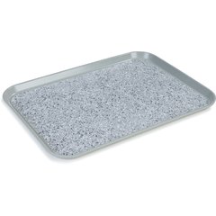 DXSMC1418NSM23 Glasteel™ Marble Non-Skid Tray 14" x 18" (12/cs) - Gray