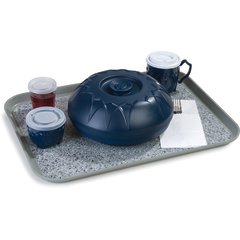 DXSMC1520NSM23 Glasteel™ Marble Non-Skid Tray 15" x 20" (12/cs) - Gray