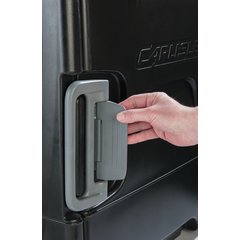 IT40003 Cateraide™ IT End Loading Insulated Food Pan Carrier 6 Full Size 2.5" Pans - Onyx