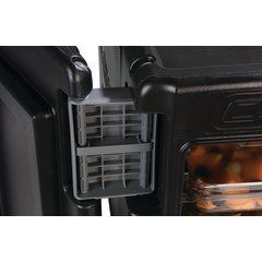 IT40003 Cateraide™ IT End Loading Insulated Food Pan Carrier 6 Full Size 2.5" Pans - Onyx