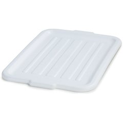 N4401202 Comfort Curve™ Tote Box Universal Lid 15" x 20" x 1" - White