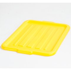N4401204 Comfort Curve™ Tote Box Universal Lid 15" x 20" x 1" - Yellow