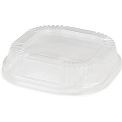 DX11810174 Dome Lid for 10oz Square Dish 4" x 4" (1000/cs) - Clear
