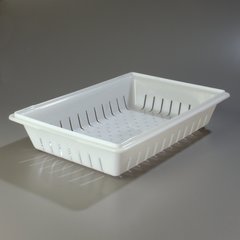 1064802 StorPlus™ Polyethylene Food Storage Container Colander 26" x 18" - White