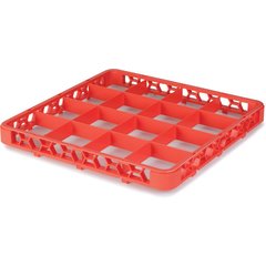 RE16C24 OptiClean™ 16-Compartment Divided Glass Rack Extender 1.78" - Orange