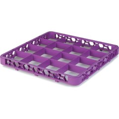 RE16C89 OptiClean™ 16-Compartment Divided Glass Rack Extender 1.78" - Lavender